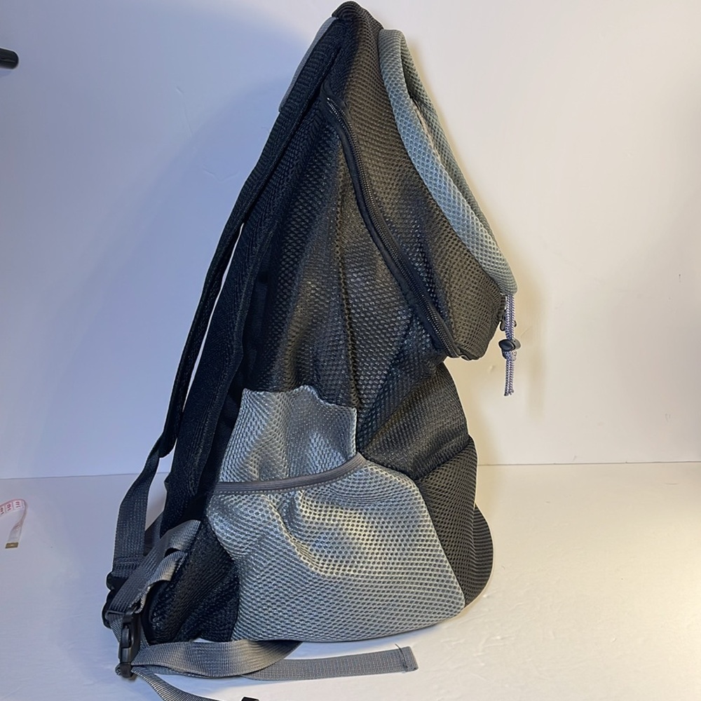 K9 Sport Sack Dog Backpack - Black and Gray - Picture 4 of 7